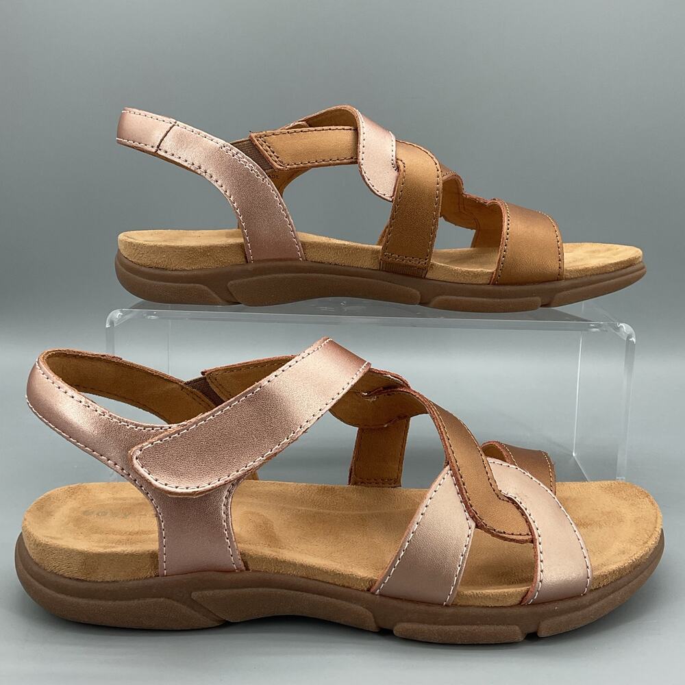 NEW Easy Spirit Women’s Minny Multi Strap Sandals Medium Pink Size 9M